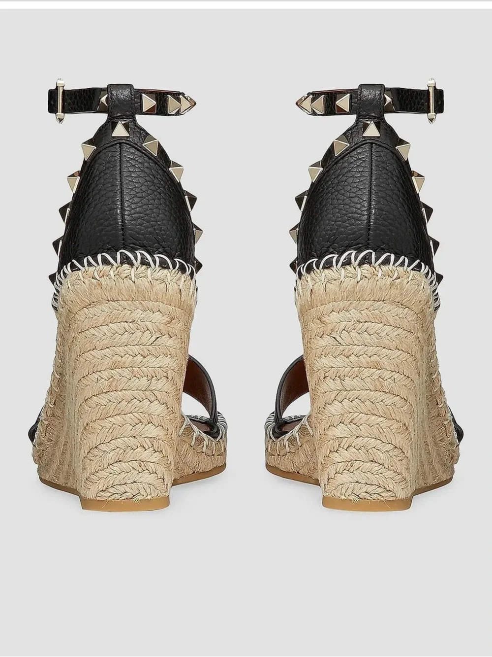 Valentino Garavani black leather